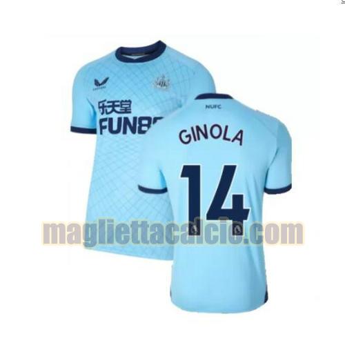 maglia ginola 14 newcastle united uomo terza 2021-2022