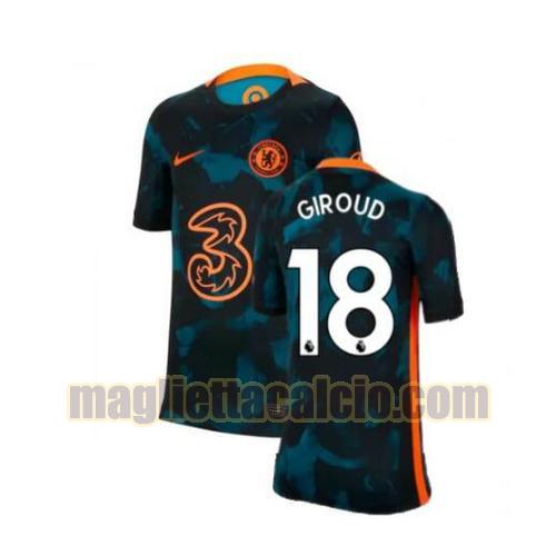 maglia giroud 18 chelsea uomo terza 2021-2022