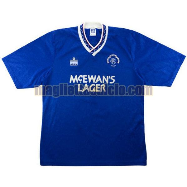 maglia glasgow rangers uomo blu prima divisa 1990-1992