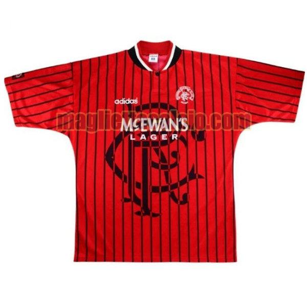 maglia glasgow rangers uomo rosso seconda divisa 1994-1995