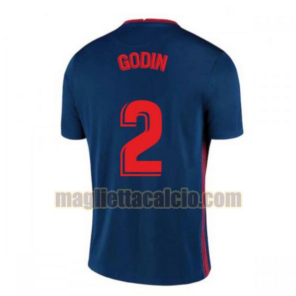 maglia godin 2 atletico madrid uomo seconda 2020-2021