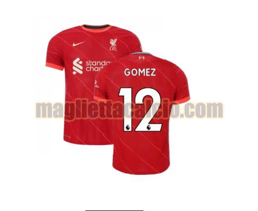 maglia gomez 12 liverpool uomo prima 2021-2022
