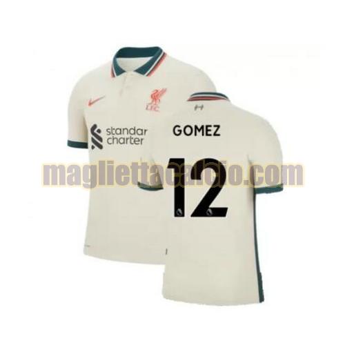maglia gomez 12 liverpool uomo seconda 2021-2022