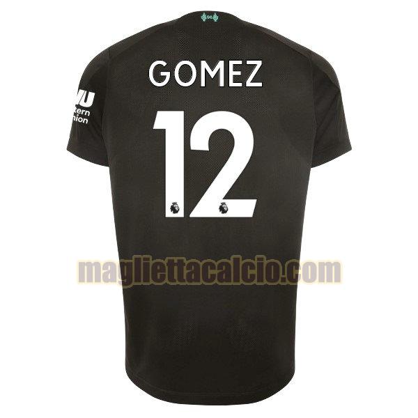 maglia gomez 12 liverpool uomo terza divise 2019-2020