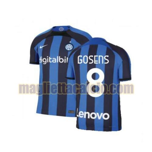 maglia gosens 8 inter milan uomo prima 2022-2023