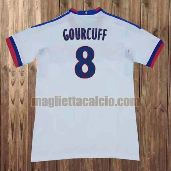 maglia gourcuff 8 olympique lyon uomo bianco prima 2011-2012