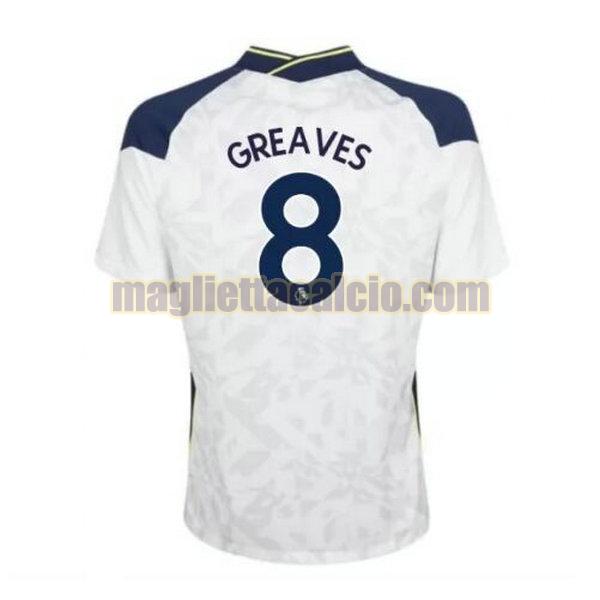 maglia greaves 8 tottenham hotspur uomo priemra 2020-2021