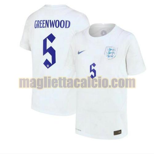 maglia greenwood 5 inghilterra uomo prima 2022-2023