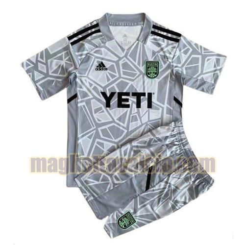 maglia grigio austin fc bambino portiere 2022-2023