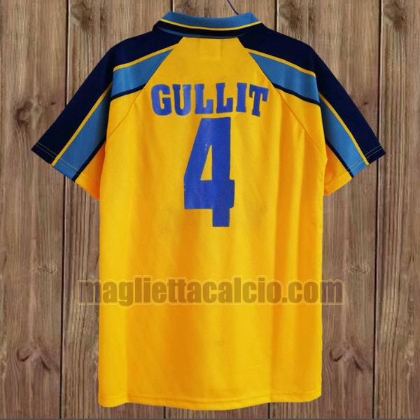 maglia gullit 4 chelsea uomo giallo seconda divisa 1996-1997