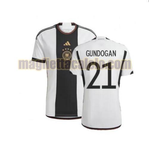 maglia gundogan 21 germania uomo prima 2022