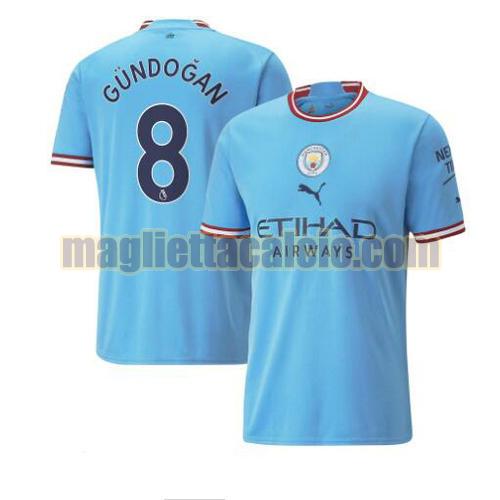 maglia gundogan 8 manchester city uomo prima 2022-2023