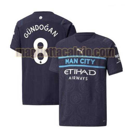 maglia gundogan 8 manchester city uomo terza 2021-2022