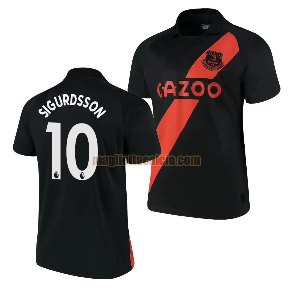 maglia gylfi sigurdsson 10 everton uomo seconda 2021-2022