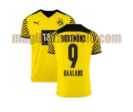 maglia haaland 9 borussia dortmund uomo prima 2021-2022