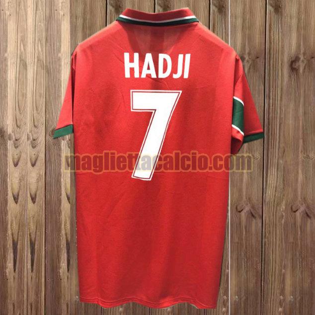 maglia hadji 7 as monaco rosso seconda 1998