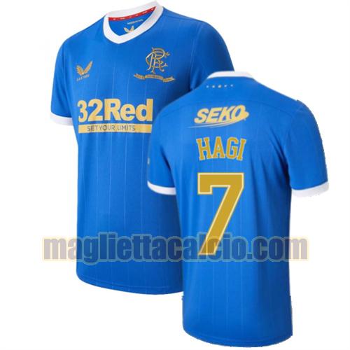 maglia hagi 7 glasgow rangers uomo prima 2021-2022
