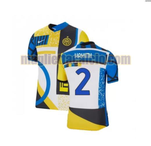 maglia hakimi 2 inter milan uomo 4th 2021-2022