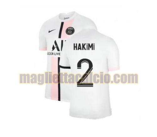 maglia hakimi 2 paris saint germain uomo seconda 2021-2022