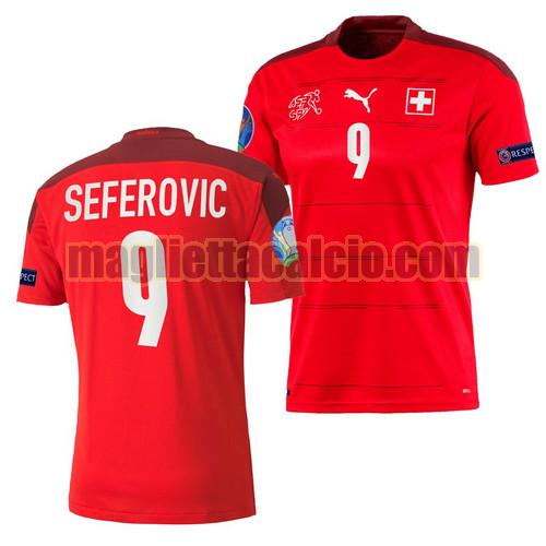maglia haris seferovic 9 svizzera uomo prima 2021-2022