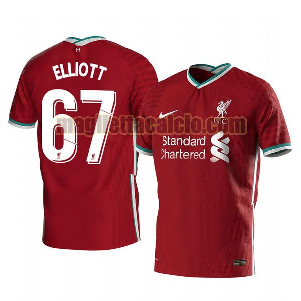 maglia harvey elliott 67 liverpool uomo prima 2020-2021