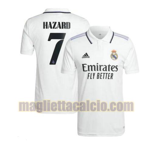 maglia hazard 7 real madrid uomo prima 2022-2023