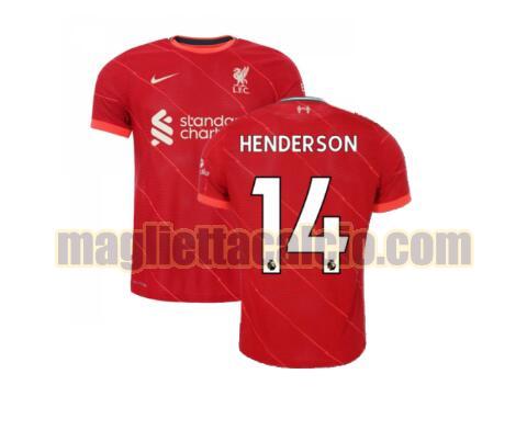 maglia henderson 14 liverpool uomo prima 2021-2022