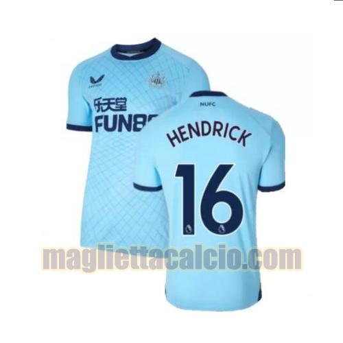 maglia hendrick 16 newcastle united uomo terza 2021-2022