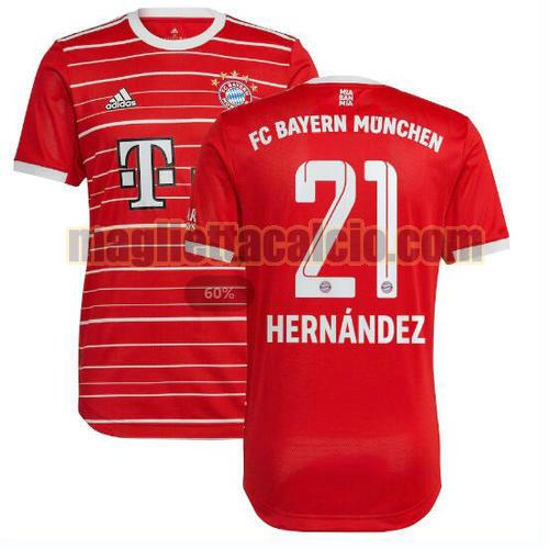 maglia hernandez 21 bayern monaco uomo prima 2022-2023