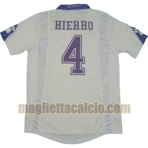 maglia hierro 4 real madrid uomo prima divisa 1997-1998