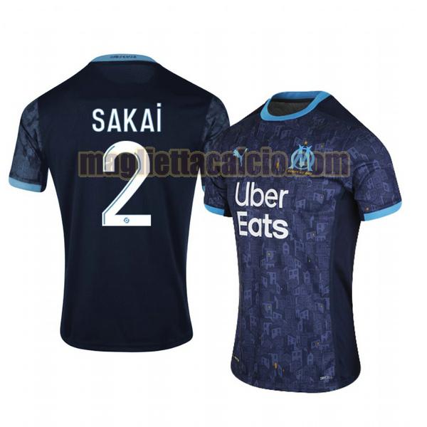 maglia hiroki sakai 2 olympique marsiglia uomo seconda 2020-2021