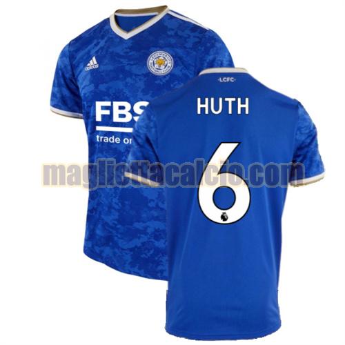 maglia huth 6 leicester city uomo prima 2021-2022