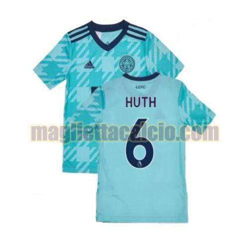 maglia huth 6 leicester city uomo seconda 2021-2022