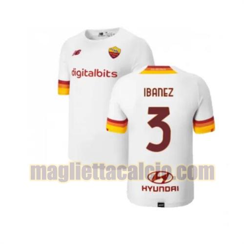 maglia ibanez 3 as roma uomo seconda 2021-2022