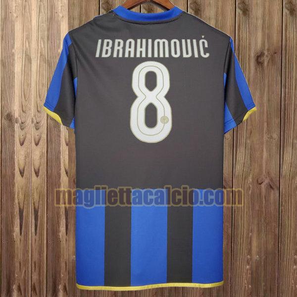 maglia ibrahimouic 8 inter uomo blu prima 2008-2009