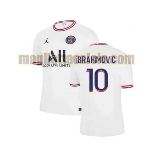 maglia ibrahimovic 10 paris saint germain uomo 4th 2021-2022
