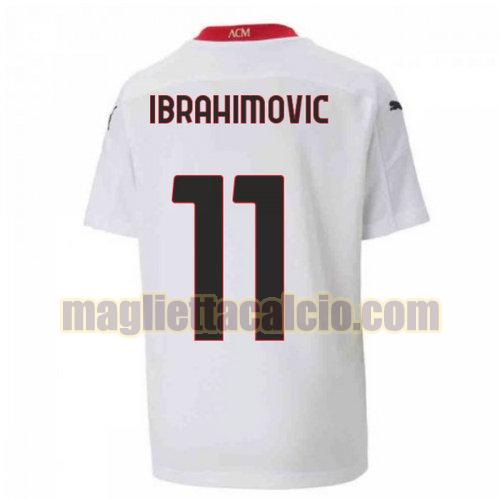 maglia ibrahimovic 11 ac milan uomo seconda 2020-2021