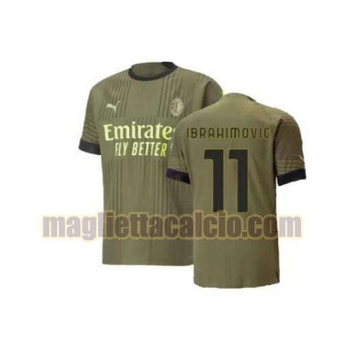 maglia ibrahimovic 11 ac milan uomo terza 2022-2023