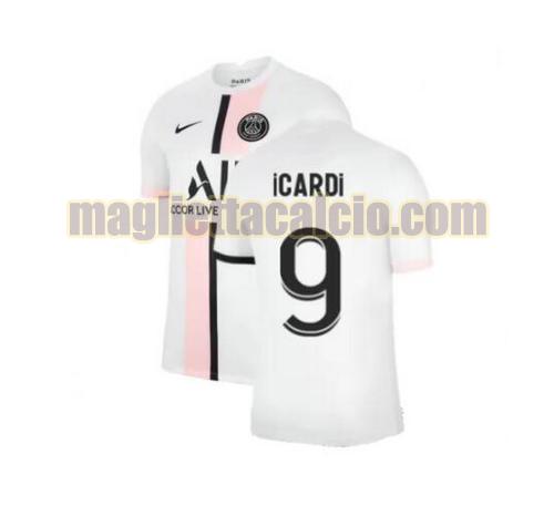 maglia icardi 9 paris saint germain uomo seconda 2021-2022