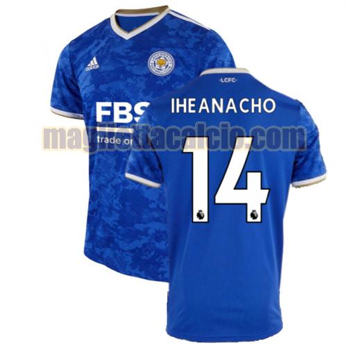 maglia iheanacho 14 leicester city uomo prima 2021-2022