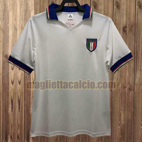 maglia italia uomo bianco seconda 1982