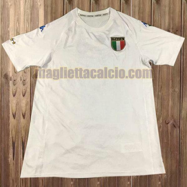 maglia italia uomo bianco seconda 2000