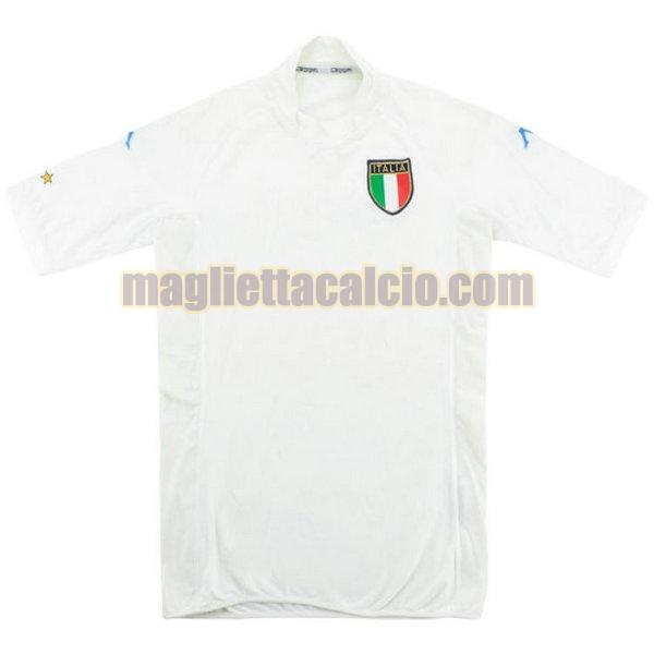 maglia italia uomo bianco seconda 2002