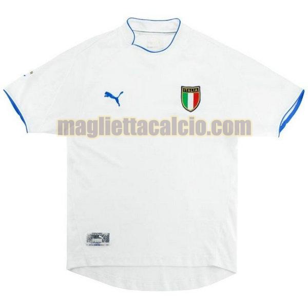 maglia italia uomo bianco seconda 2003
