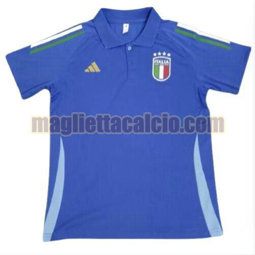 maglia italia uomo blu 2024