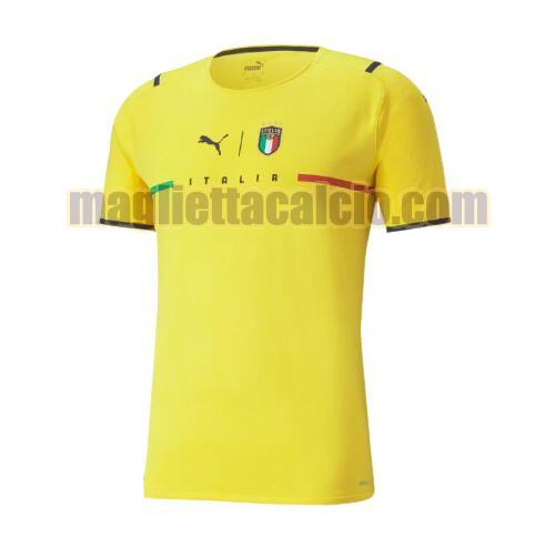 maglia italia uomo portiere giallo 2021-2022
