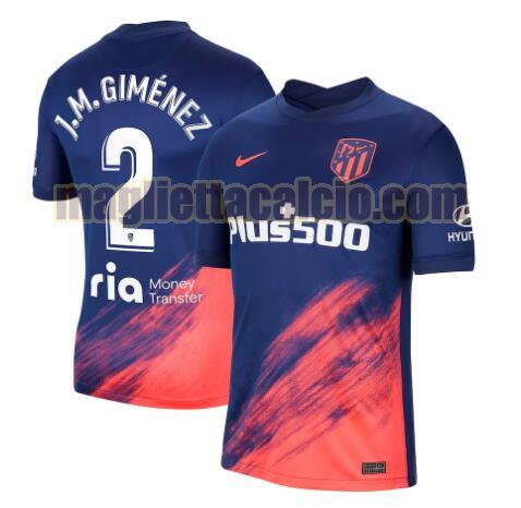 maglia j.m. gimenez 2 atletico madrid uomo seconda 2021-2022