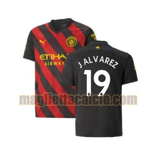 maglia j alvarez 19 manchester city uomo seconda 2022-2023