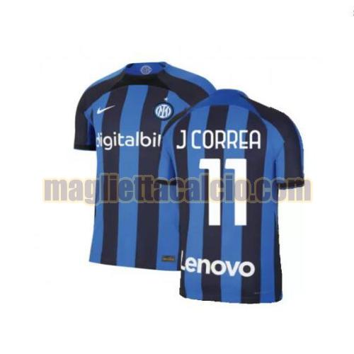 maglia j correa 11 inter milan uomo prima 2022-2023