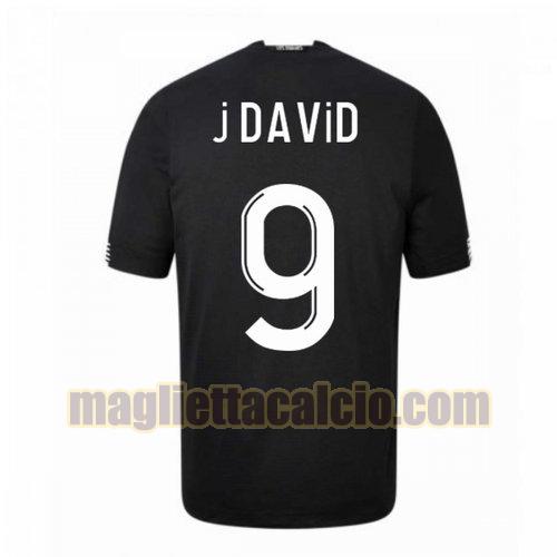 maglia j david 9 lille uomo seconda 2020-2021